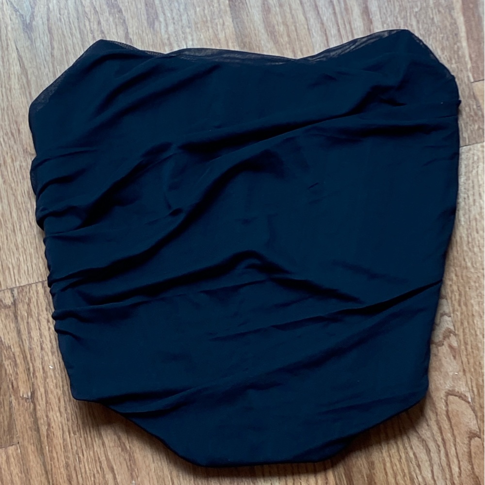 Black corset top NWOT